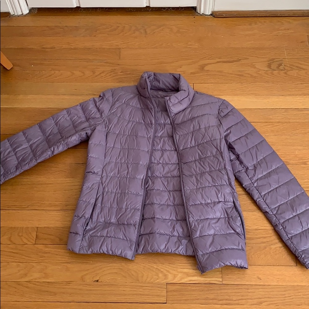 Purple puffy jacket